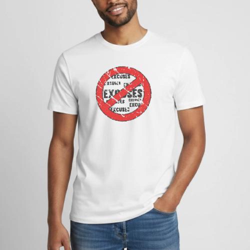 No Excuses | Vintage Style - Heavyweight Unisex T-Shirt by Gildan