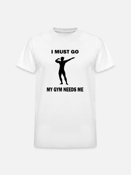 mygym - Heavyweight Unisex T-Shirt by Gildan - white