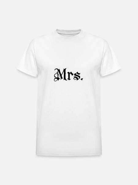 Gladditudes Mrs tattoo style - Heavyweight Unisex T-Shirt by Gildan - white