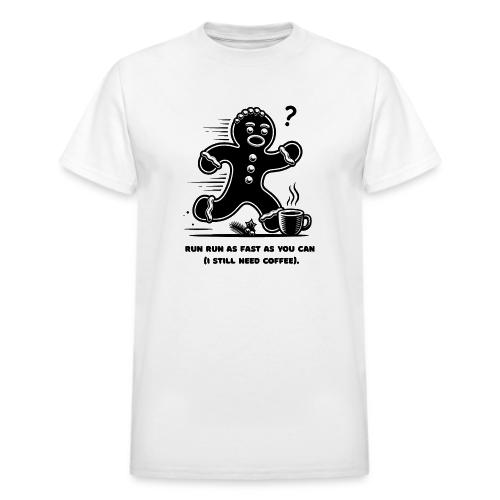 Gingerbread Man T-Shirt - Heavyweight Unisex T-Shirt by Gildan