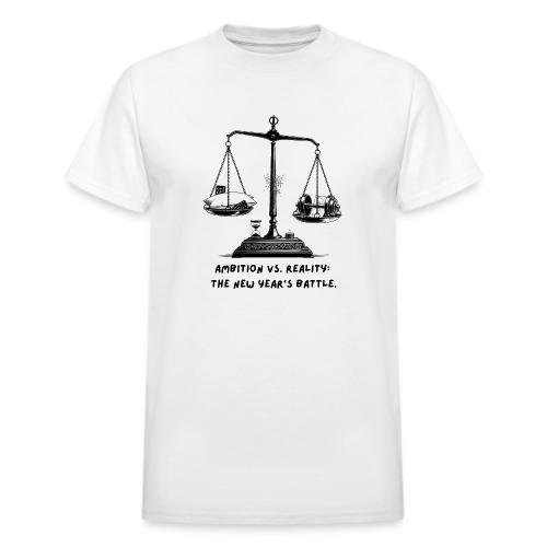 Ambition vs. Reality T-Shirt, Mug, & Leggings - Heavyweight Unisex T-Shirt by Gildan