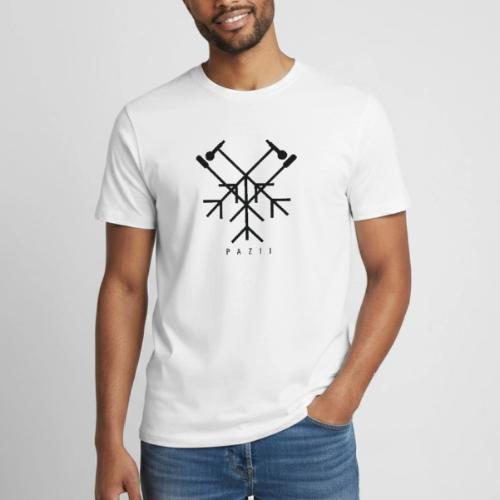 Pazij Black Logo - Heavyweight Unisex T-Shirt by Gildan