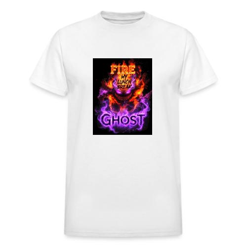 FIRE GHOST 26 - Heavyweight Unisex T-Shirt by Gildan