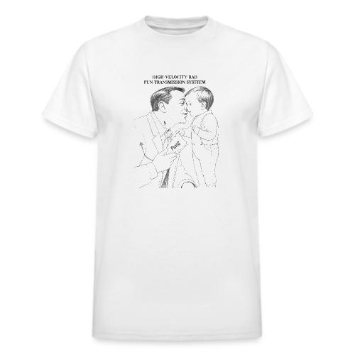Dad Joke Blueprint T-Shirt - Heavyweight Unisex T-Shirt by Gildan
