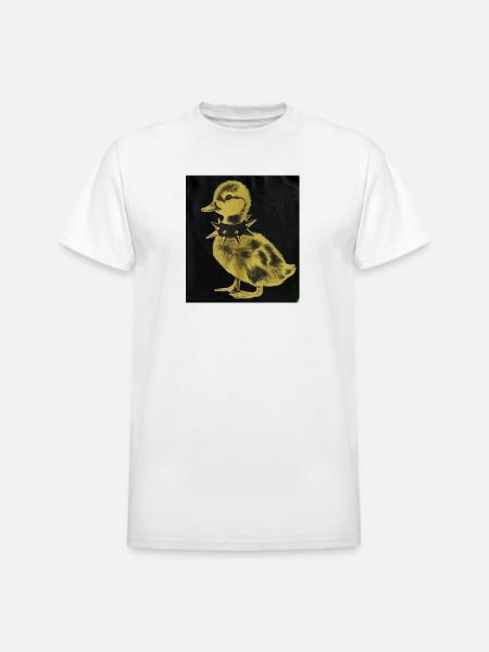 Punk Duck - Heavyweight Unisex T-Shirt by Gildan - white