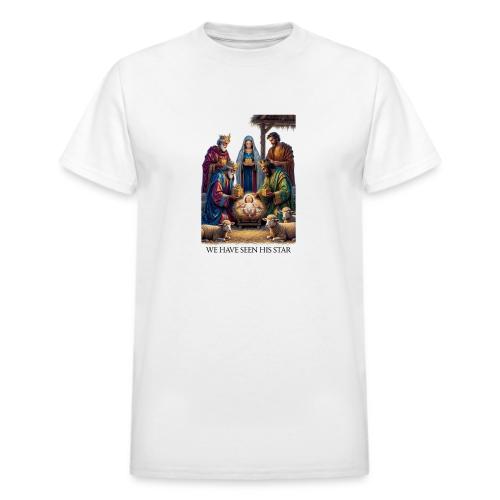 Three Wise Men T-Shirt - Heavyweight Unisex T-Shirt by Gildan