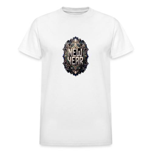 Evergreen New Year T-Shirt - Heavyweight Unisex T-Shirt by Gildan