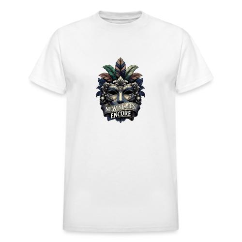 Masquerade Mask T-Shirt - Heavyweight Unisex T-Shirt by Gildan