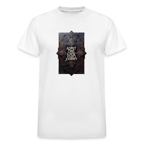 Art Deco VIP Pass T-Shirt - Heavyweight Unisex T-Shirt by Gildan
