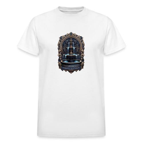Gilded Baroque Fountain T-Shirt - Heavyweight Unisex T-Shirt by Gildan
