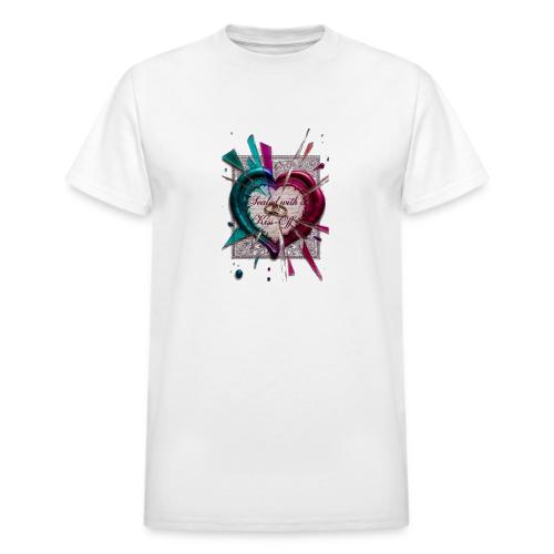 Sealed with a Kiss-Off T-Shirt - Heavyweight Unisex T-Shirt by Gildan