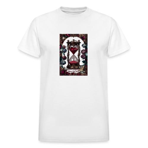 Love Expires (Mine Did First) T-Shirt - Heavyweight Unisex T-Shirt by Gildan