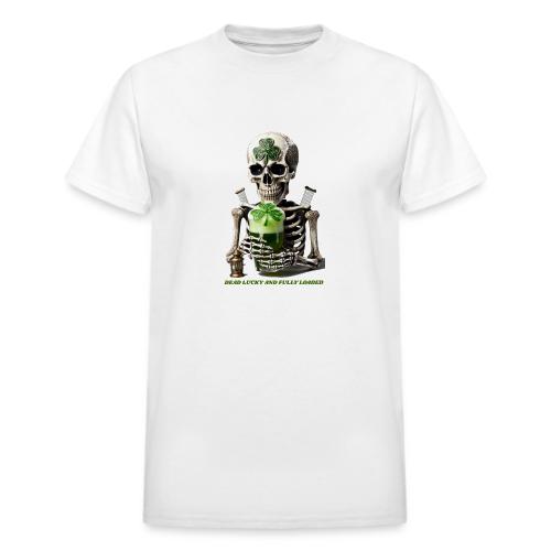 Eternal Stout Skeleton Graphic Tee - Heavyweight Unisex T-Shirt by Gildan