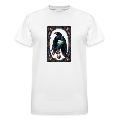 Pint of No Regrets Just Shenanigans Raven T-Shirt - Heavyweight Unisex T-Shirt by Gildan