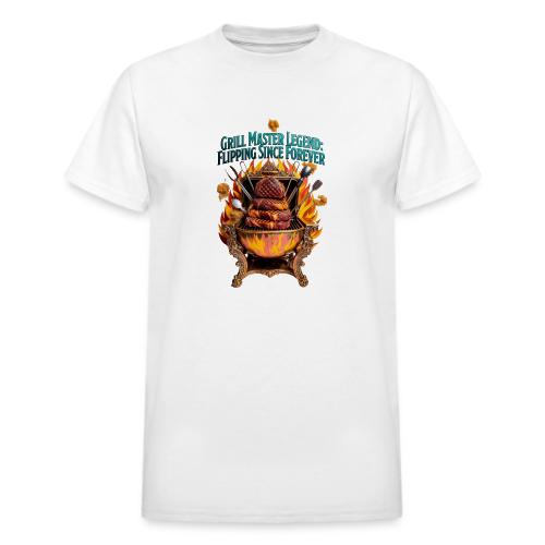 Grill Master Legend T Shirt - Heavyweight Unisex T-Shirt by Gildan