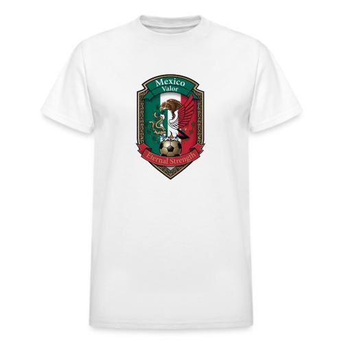 Mexico Eagle Valor T-Shirt, Pride Badge Gift - Heavyweight Unisex T-Shirt by Gildan