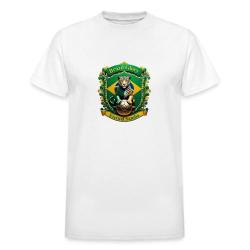 Brazil Jaguar Glory Tee, Brazilian Pride Gift - Heavyweight Unisex T-Shirt by Gildan