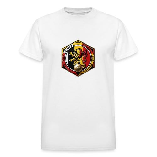 Belgium Lion Valor T-Shirt, Belgian Pride Gift - Heavyweight Unisex T-Shirt by Gildan