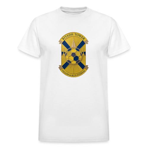Riyadh Tower T Shirt, Football City Pride Gift - Heavyweight Unisex T-Shirt by Gildan
