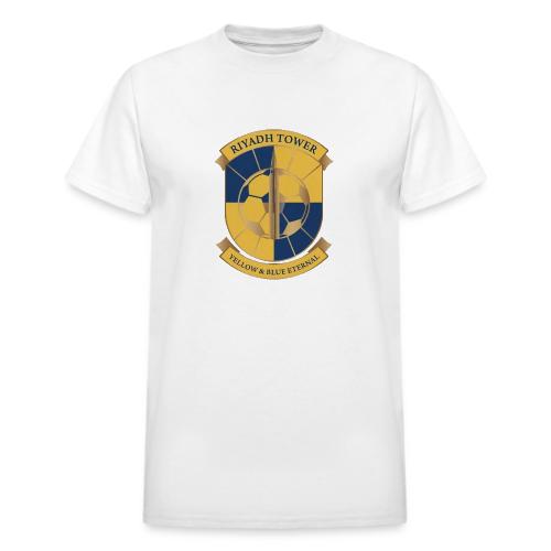 Riyadh Tower Premium T Shirt, Football Pride Gift - Heavyweight Unisex T-Shirt by Gildan