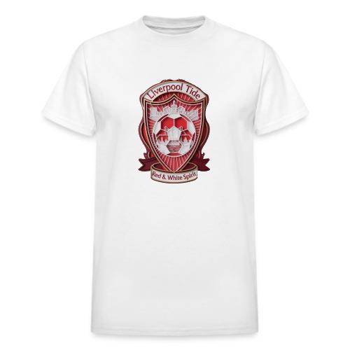 Liverpool Tide T Shirt, Soccer City Pride Gift - Heavyweight Unisex T-Shirt by Gildan