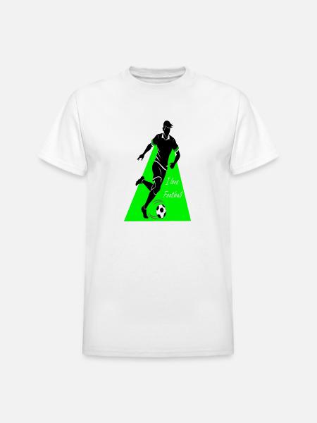 Passion for Football - Heavyweight Unisex T-Shirt by Gildan - white