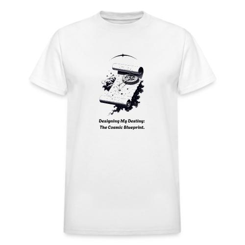 Cosmic Blueprint T-Shirt - Heavyweight Unisex T-Shirt by Gildan