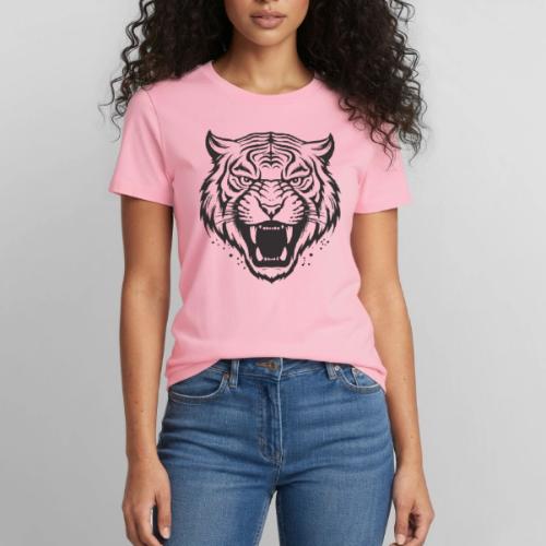 Wild Tiger Fashion, the fury of the feline tiger. - Heavyweight Unisex T-Shirt by Gildan
