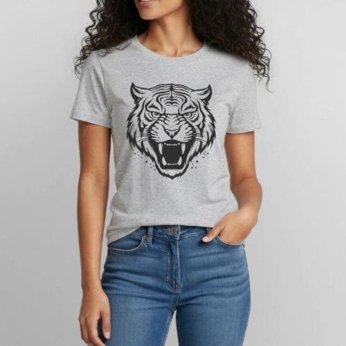 Wild Tiger Fashion, the fury of the feline tiger. - Heavyweight Unisex T-Shirt by Gildan