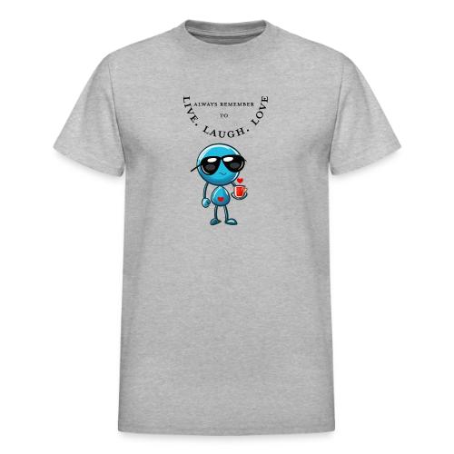 Always Remember to live laugh love - Heavyweight Unisex T-Shirt by Gildan