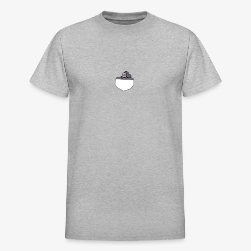 Gray Pocket Buddy - Gildan Ultra Cotton Adult T-Shirt