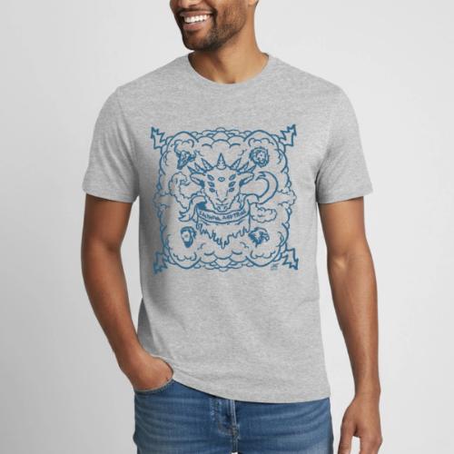 Revelation Lamb Blue - Heavyweight Unisex T-Shirt by Gildan