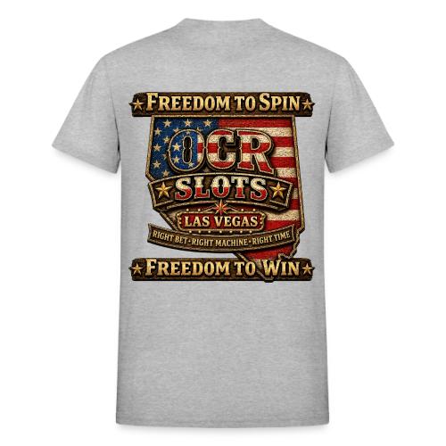 OCR Slots America's 250th Las Vegas - Heavyweight Unisex T-Shirt by Gildan
