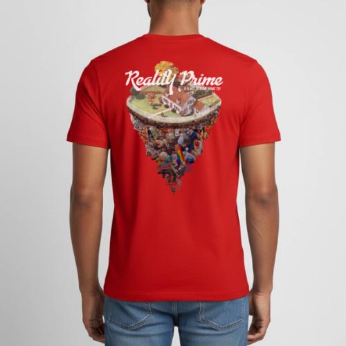 Reality Prime (On Color, Back Design) - Heavyweight Unisex T-Shirt by Gildan