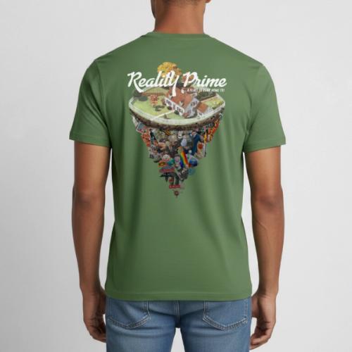 Reality Prime (On Color, Back Design) - Heavyweight Unisex T-Shirt by Gildan