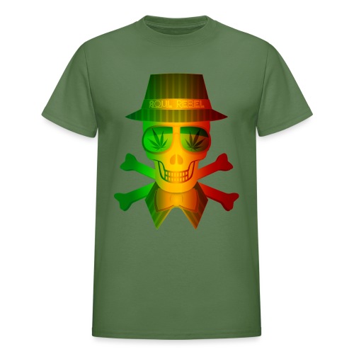 Rasta Man Rebel - Gildan Ultra Cotton Adult T-Shirt
