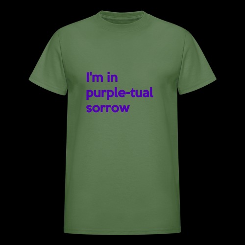 Purple-tual sorrow - Gildan Ultra Cotton Adult T-Shirt