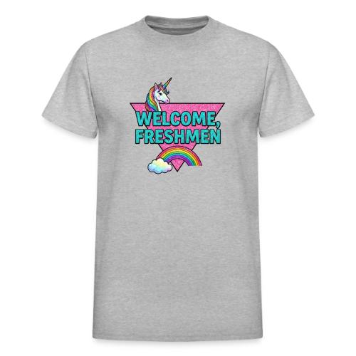 Welcome, Freshmen - Heavyweight Unisex T-Shirt by Gildan