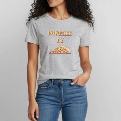 Powered By Pizza - Heavyweight Unisex T-Shirt by Gildan