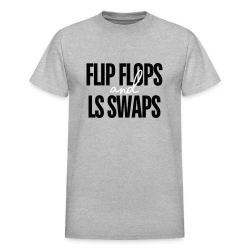 Flip Flops & LS Swaps - Heavyweight Unisex T-Shirt by Gildan