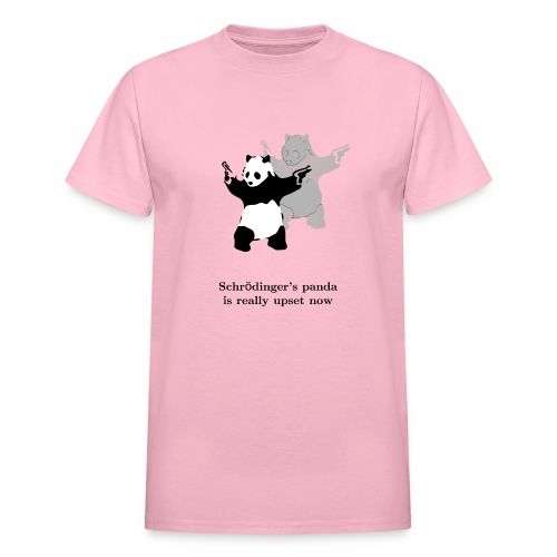 Schrödinger's panda is really upset now - Gildan Ultra Cotton Adult T-Shirt