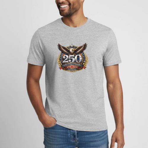 American Eagle USA 250th Anniversary 1776–2026 - Heavyweight Unisex T-Shirt by Gildan