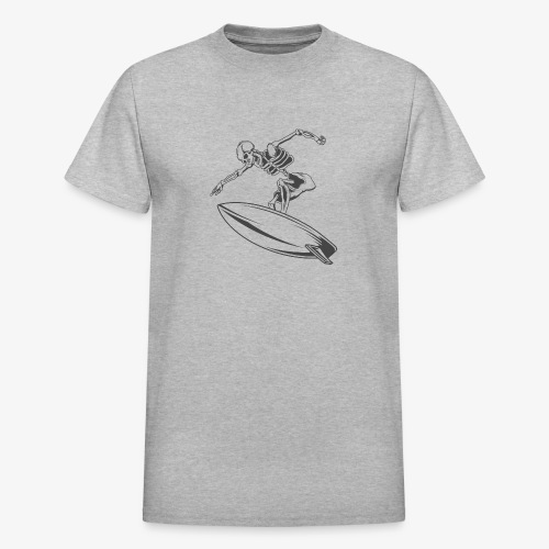 Surfing Skeleton 4 - Gildan Ultra Cotton Adult T-Shirt