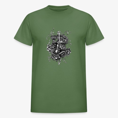 Dagger And Snake - Gildan Ultra Cotton Adult T-Shirt
