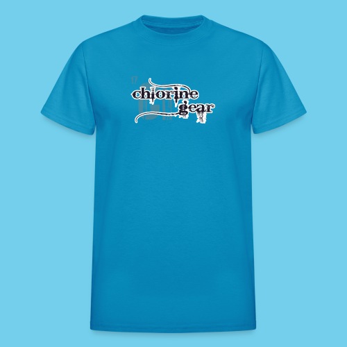 Chlorine Gear Textual B W - Gildan Ultra Cotton Adult T-Shirt