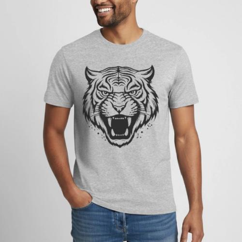 Wild Tiger Fashion, the fury of the feline tiger. - Heavyweight Unisex T-Shirt by Gildan