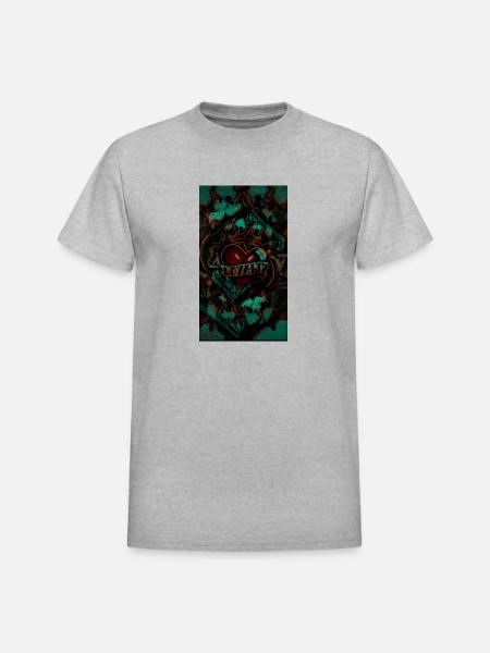 LOYALTY - Heavyweight Unisex T-Shirt by Gildan - heather gray