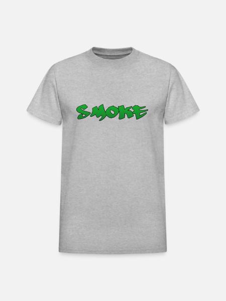 Smoke - Heavyweight Unisex T-Shirt by Gildan - heather gray
