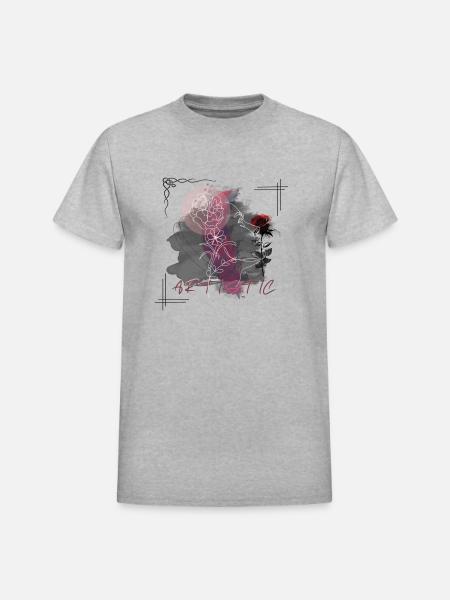 Artistic - Heavyweight Unisex T-Shirt by Gildan - heather gray