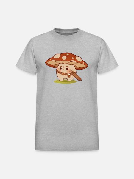 Forest Guardian - Heavyweight Unisex T-Shirt by Gildan - heather gray